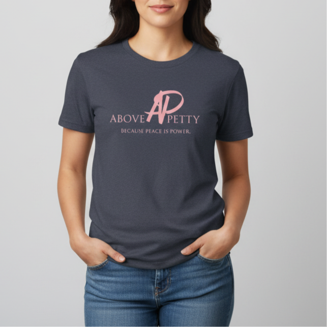 AP Signature Script Because Peace is Power T-Shirt