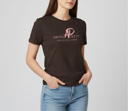 AP Signature Script Because Peace is Power T-Shirt