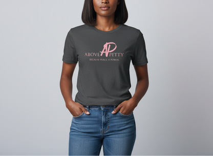 AP Signature Script Because Peace is Power T-Shirt