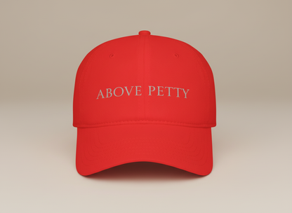 Above Petty Minimal Script Baseball Cap