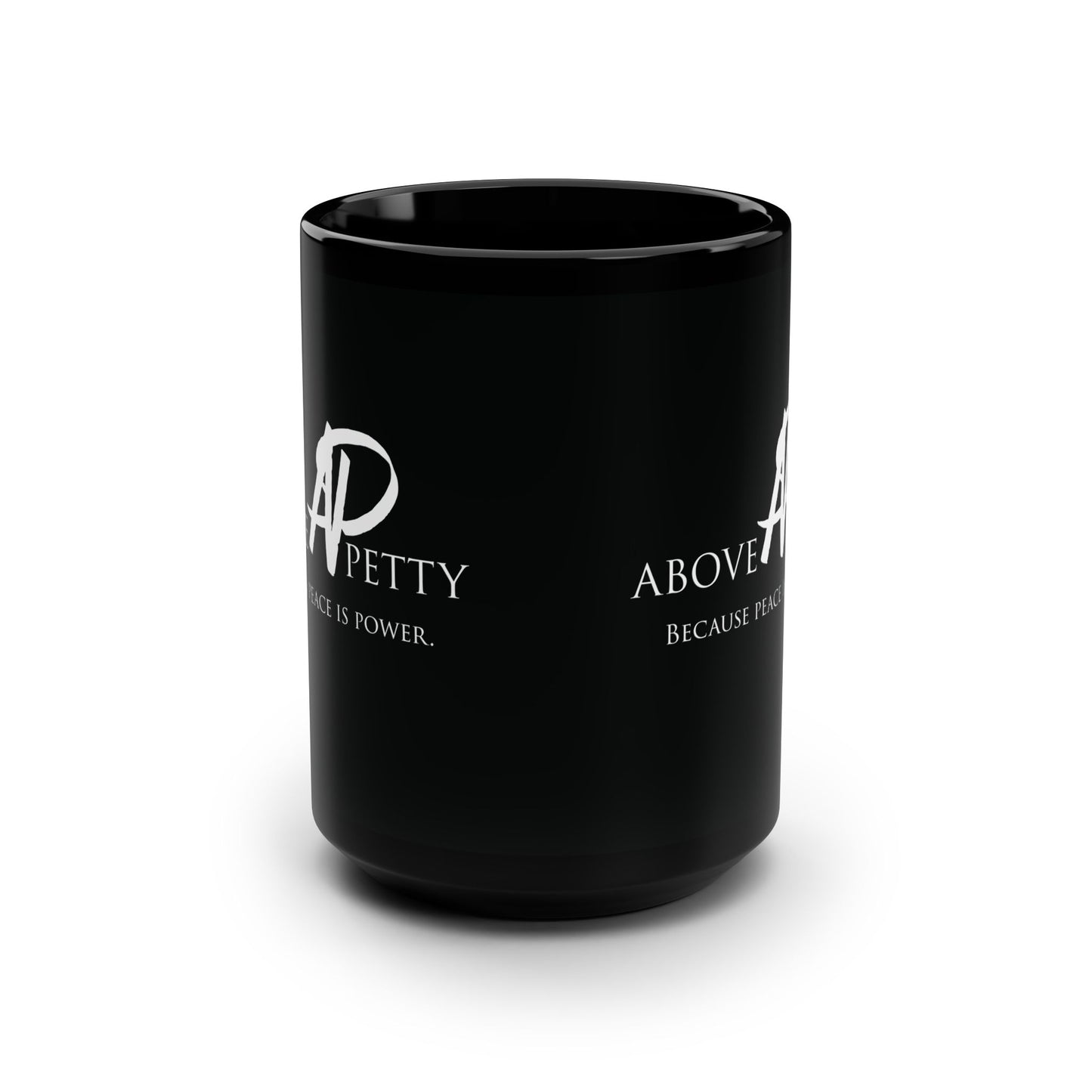 AP "Because Peace Is Power" Coffee Mug - Black 15oz