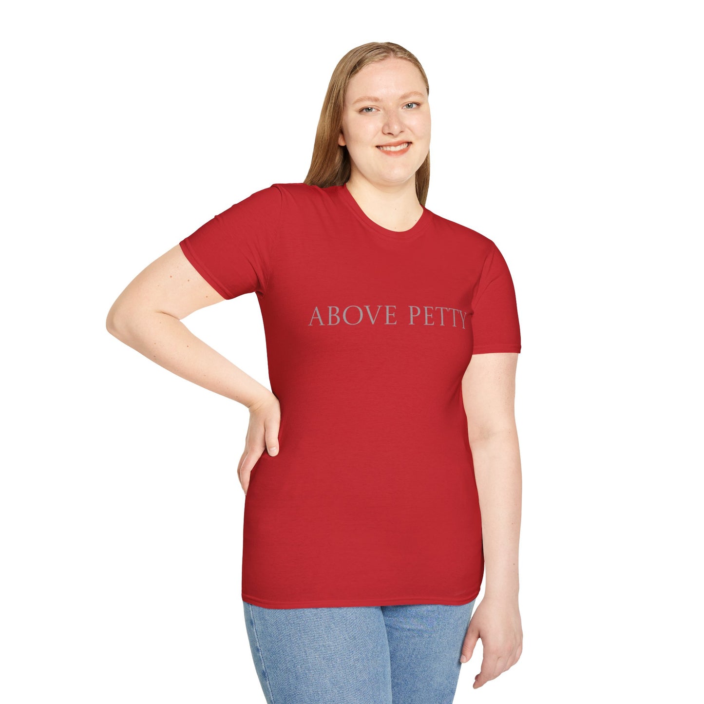 Above Petty Minimal Script T-Shirt