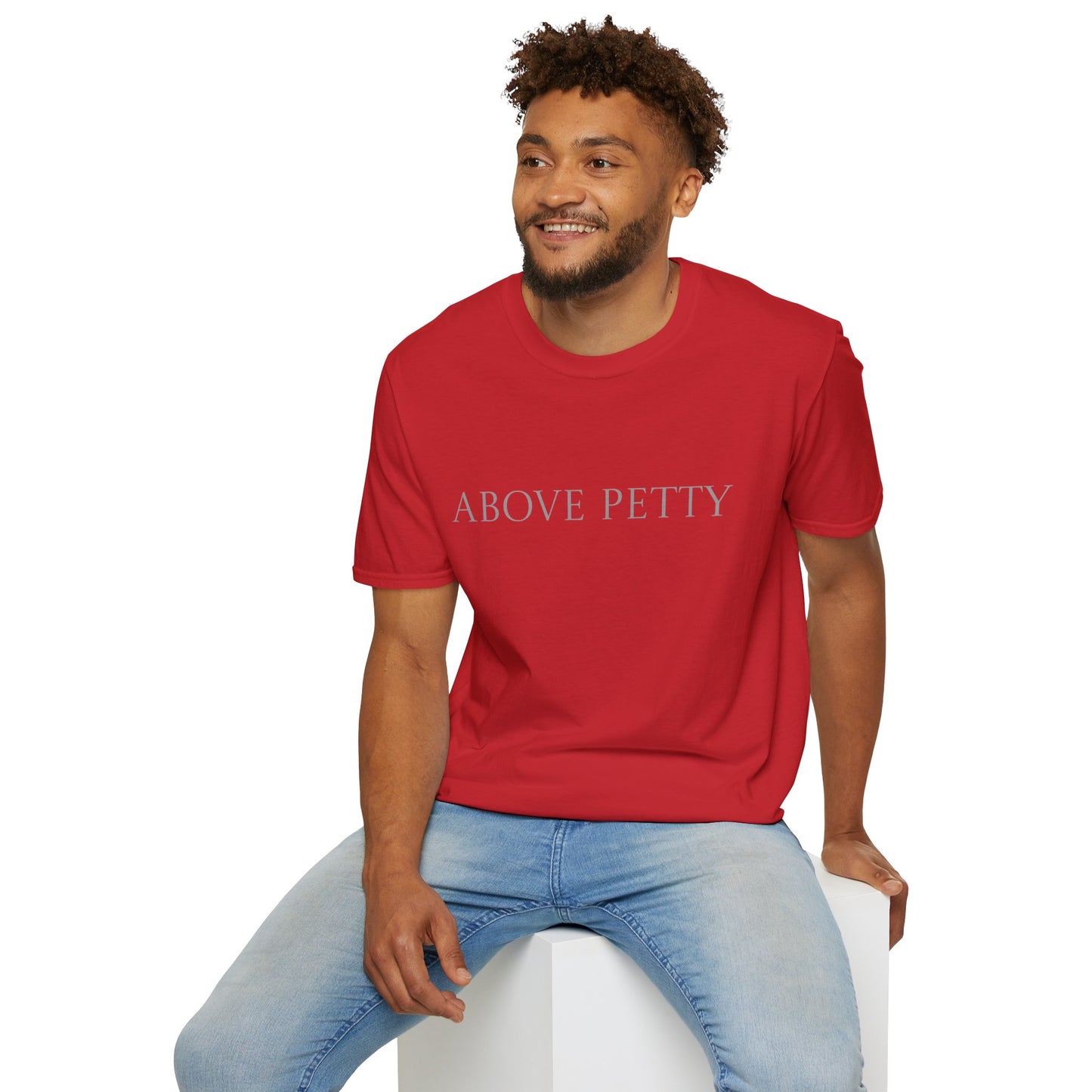 Above Petty Minimal Script T-Shirt