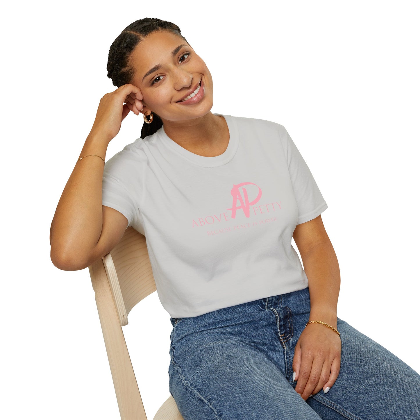 AP Signature Script Because Peace is Power T-Shirt
