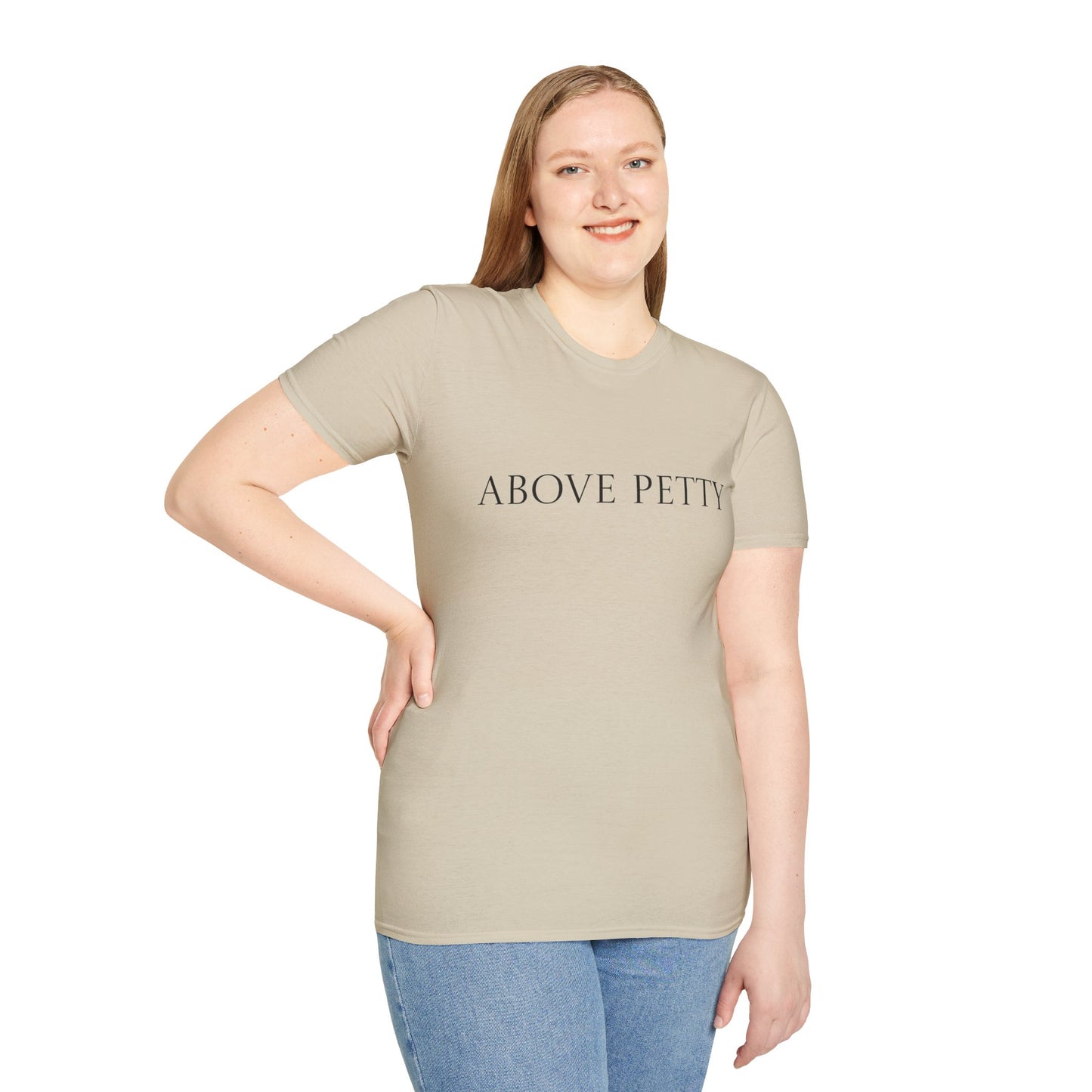 Above Petty Minimal Script T-Shirt