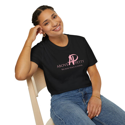 AP Signature Script Because Peace is Power T-Shirt