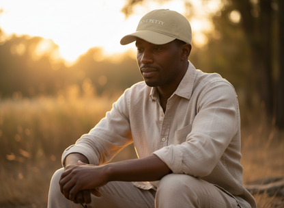 Above Petty Minimal Script Baseball Cap